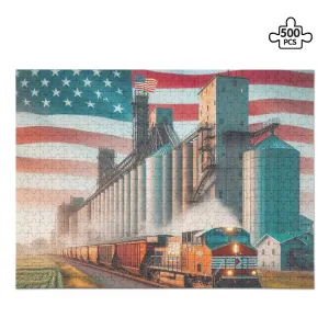 American Pioneer Jigsaw Puzzle Series: Transporting Greatness (500 Pcs)