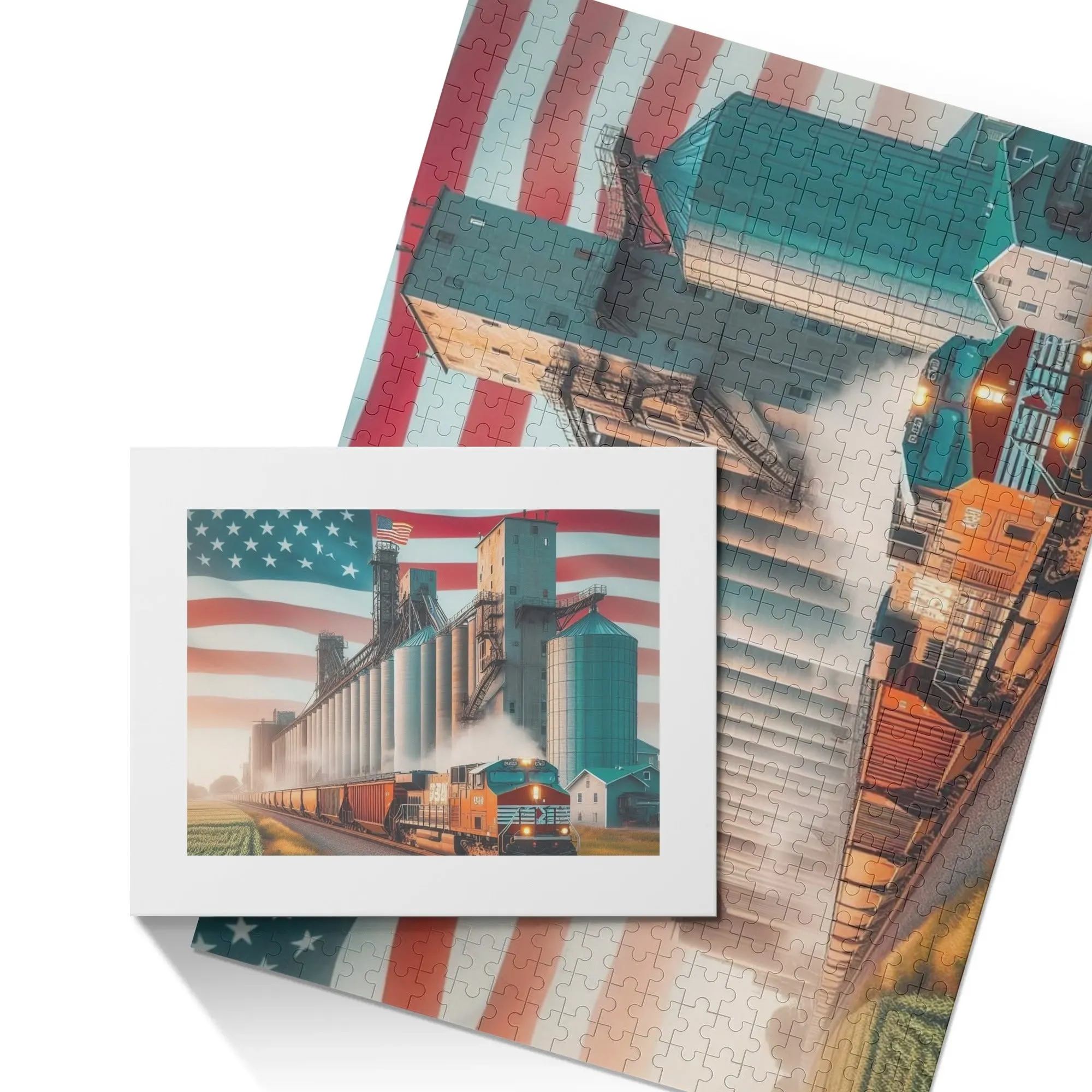 American Pioneer Jigsaw Puzzle Series: Transporting Greatness (500 Pcs)