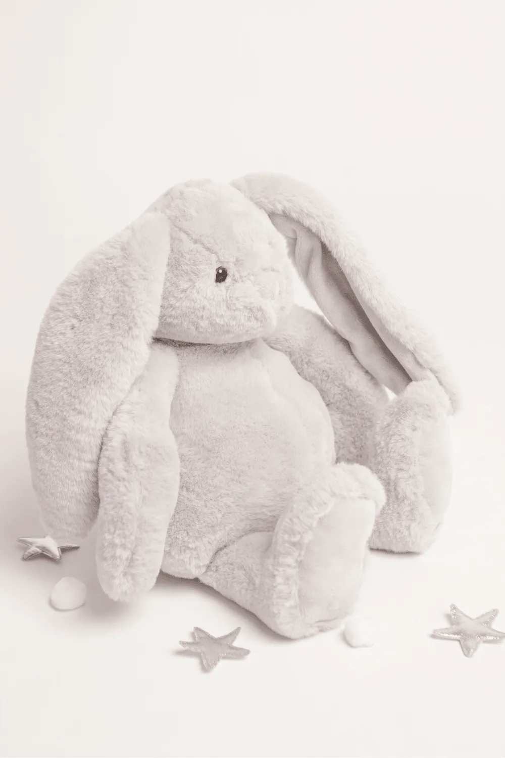 Bertie The Bunny Grey & White Soft Plush Toy