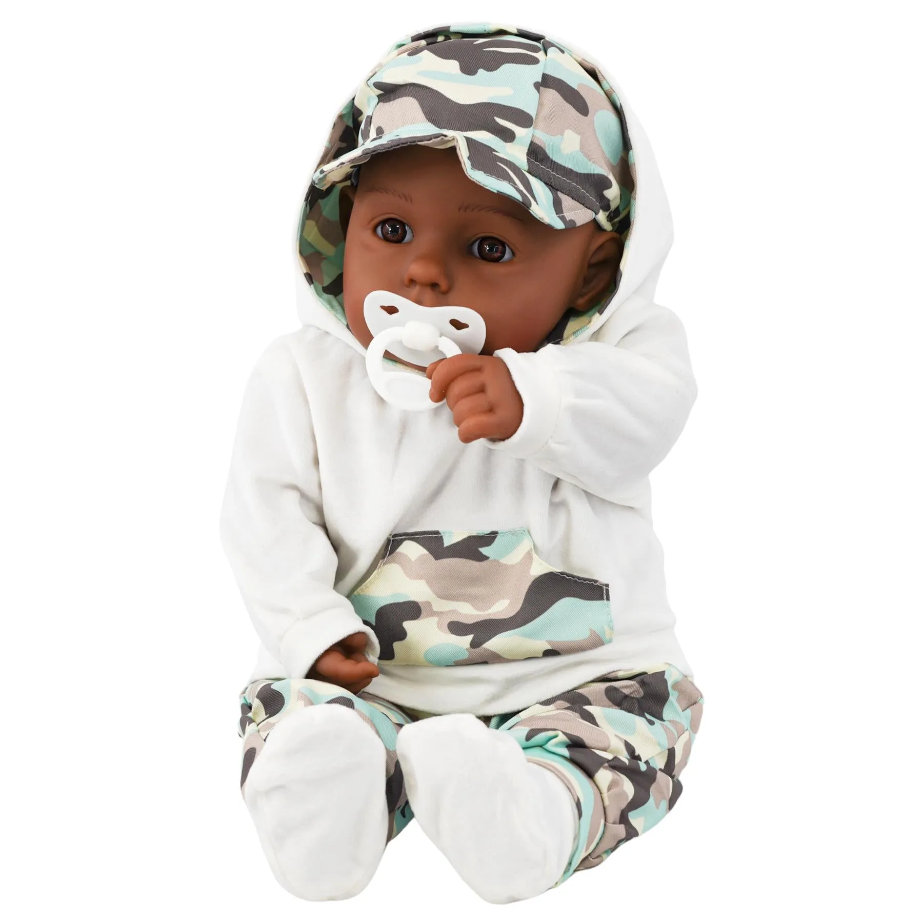 BiBi Black Baby Doll "Grean Pea" (Camo) (50 cm / 20")