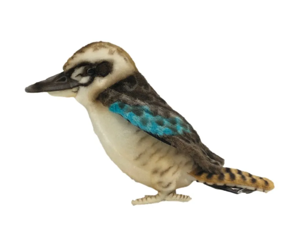 Blue Winged Kookaburra Stuffed Animal Toy