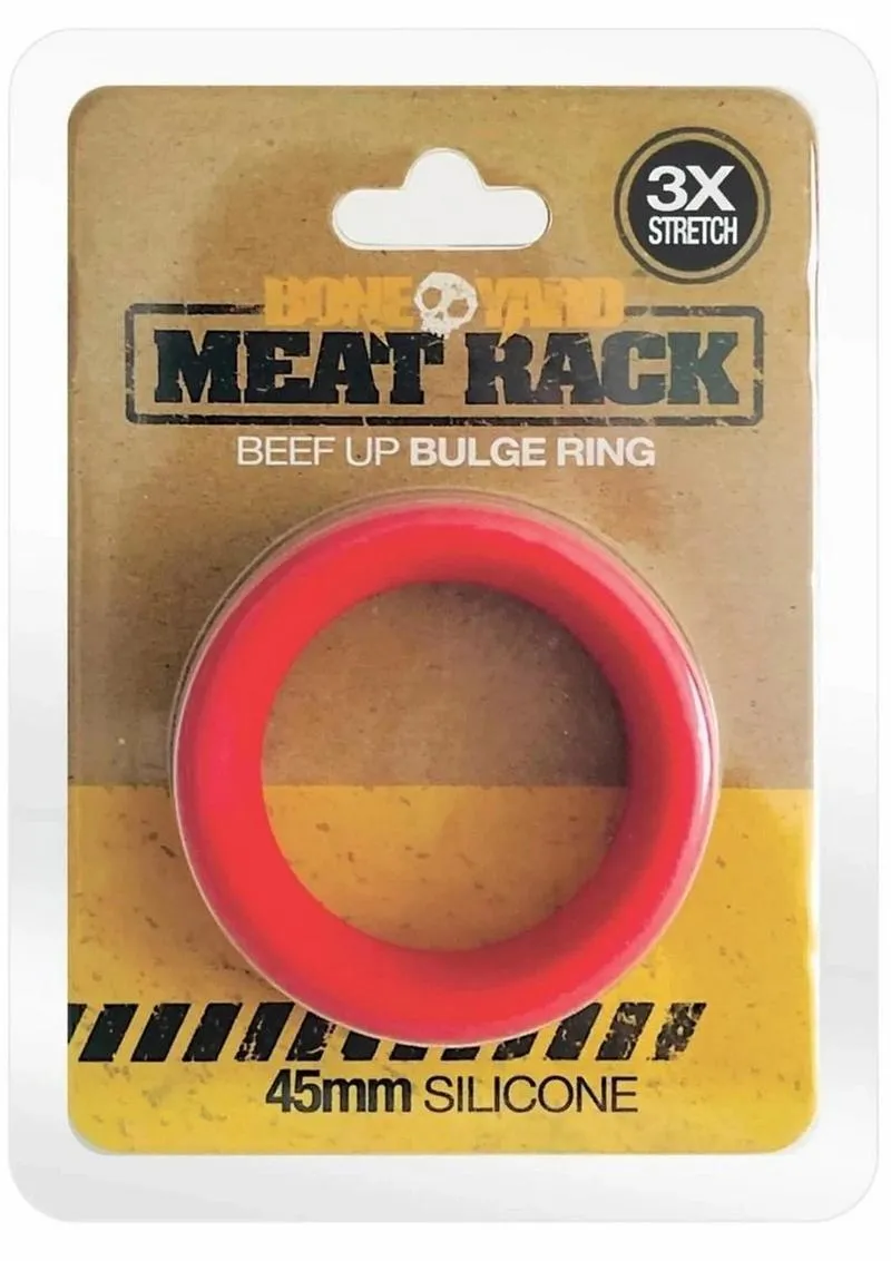 Boneyard Meat Rack Beef Up Bulge Ring 3x Stretch Silicone Cock Ring