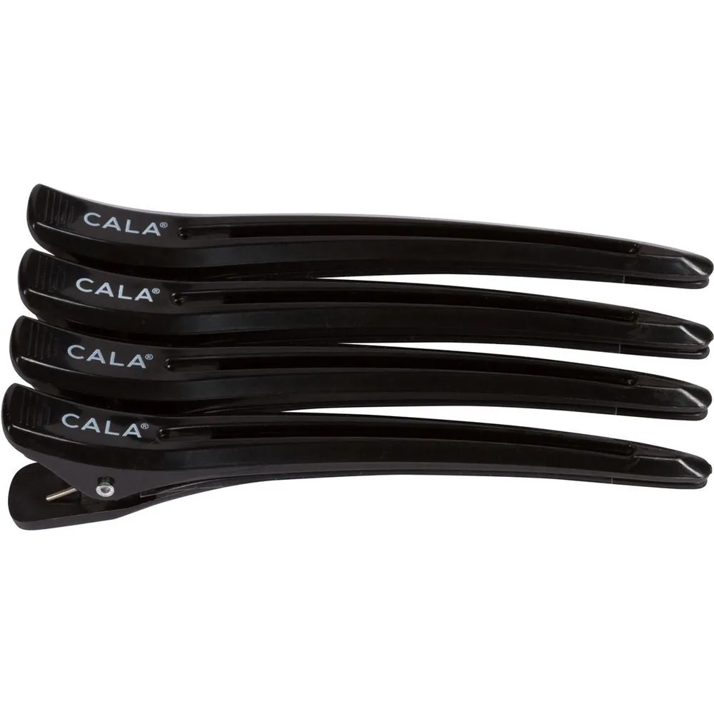 Cala Duck Hair Clips | Black (4Pk)