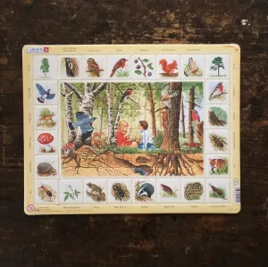 Cardboard Puzzle 48 pieces - Forest