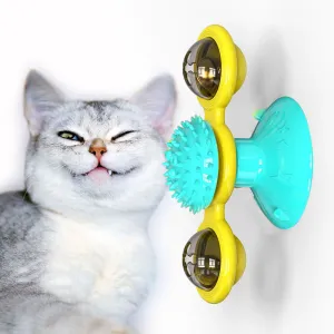 Cat Rotating Windmill Interactive Toy