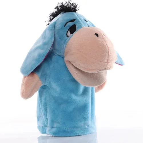 Colorful 23cm Animal Hand Puppet Plush Toy for Engaging Baby Learning