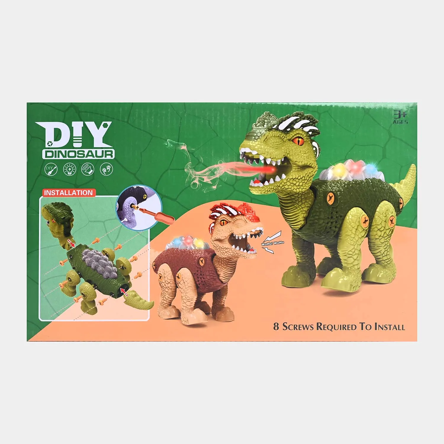 Dinosaur Toy with Cool Light Dynamic Sound