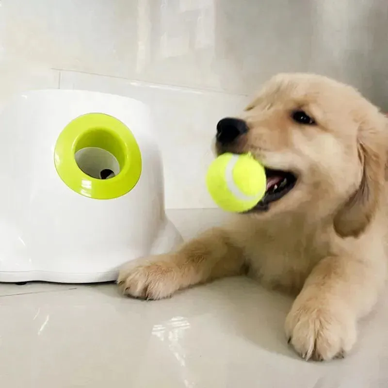 Dog Ball Launcher Catapult Toy with Tennis Ball