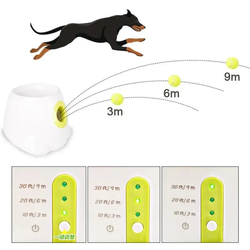 Dog Ball Launcher Catapult Toy with Tennis Ball