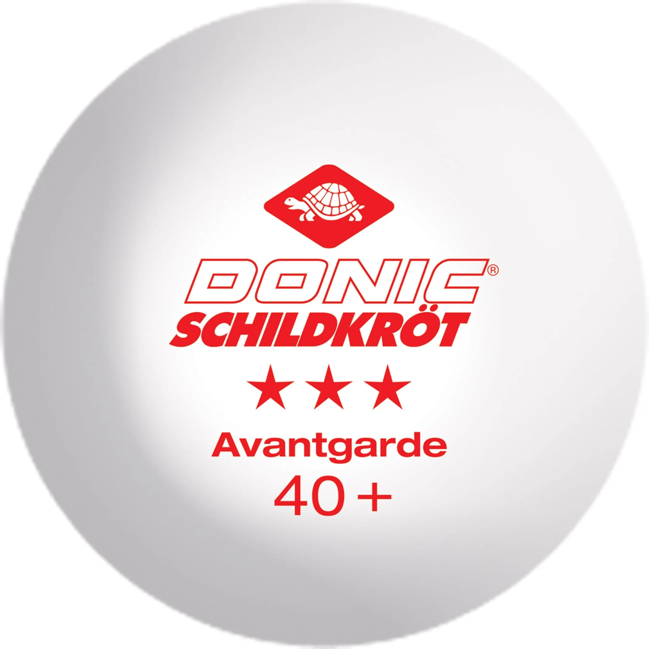 DONIC SCHILDKRÖT TT-Ball 3-Stern AVANTGARDE POLY 40 