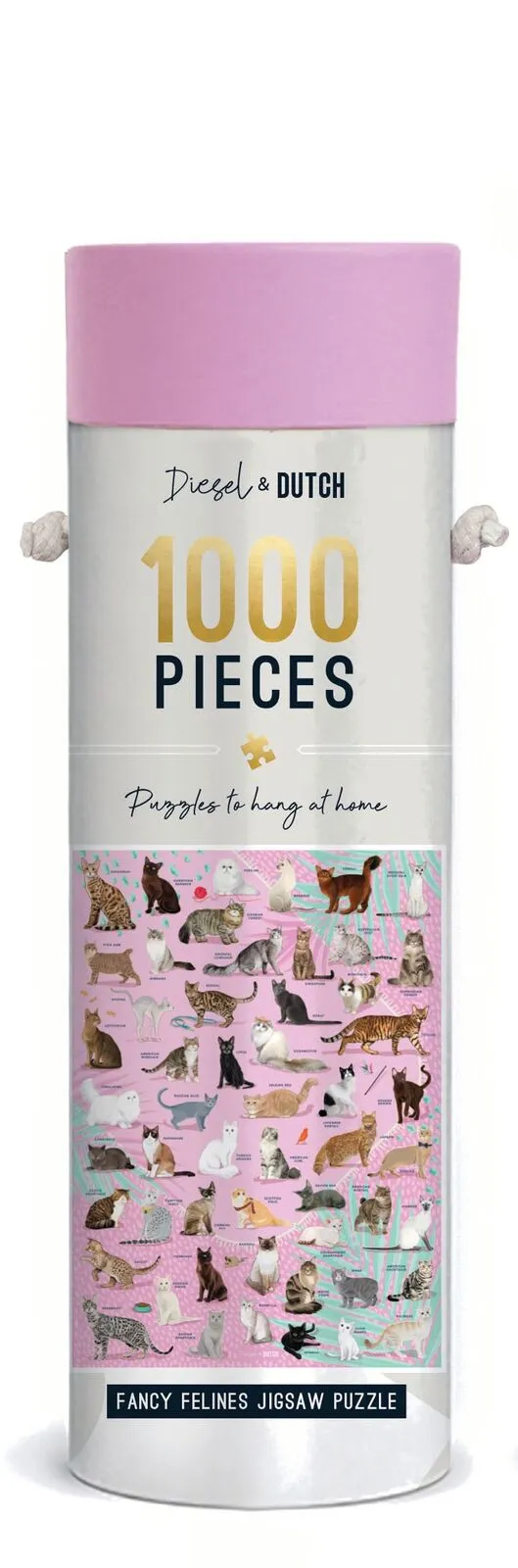 Fancy Felines 1000pc Wall Puzzle