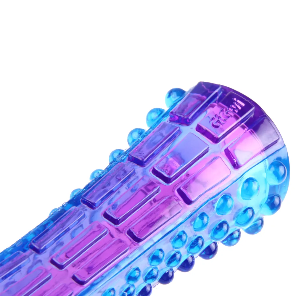 GiGwi Push To Mute Johnny Stick for Dogs (Purple/Blue)