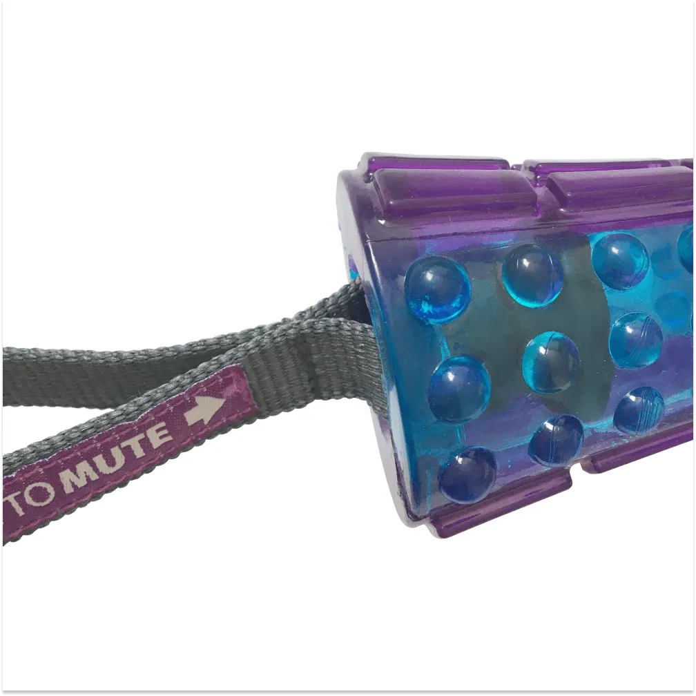 GiGwi Push To Mute Johnny Stick for Dogs (Purple/Blue)