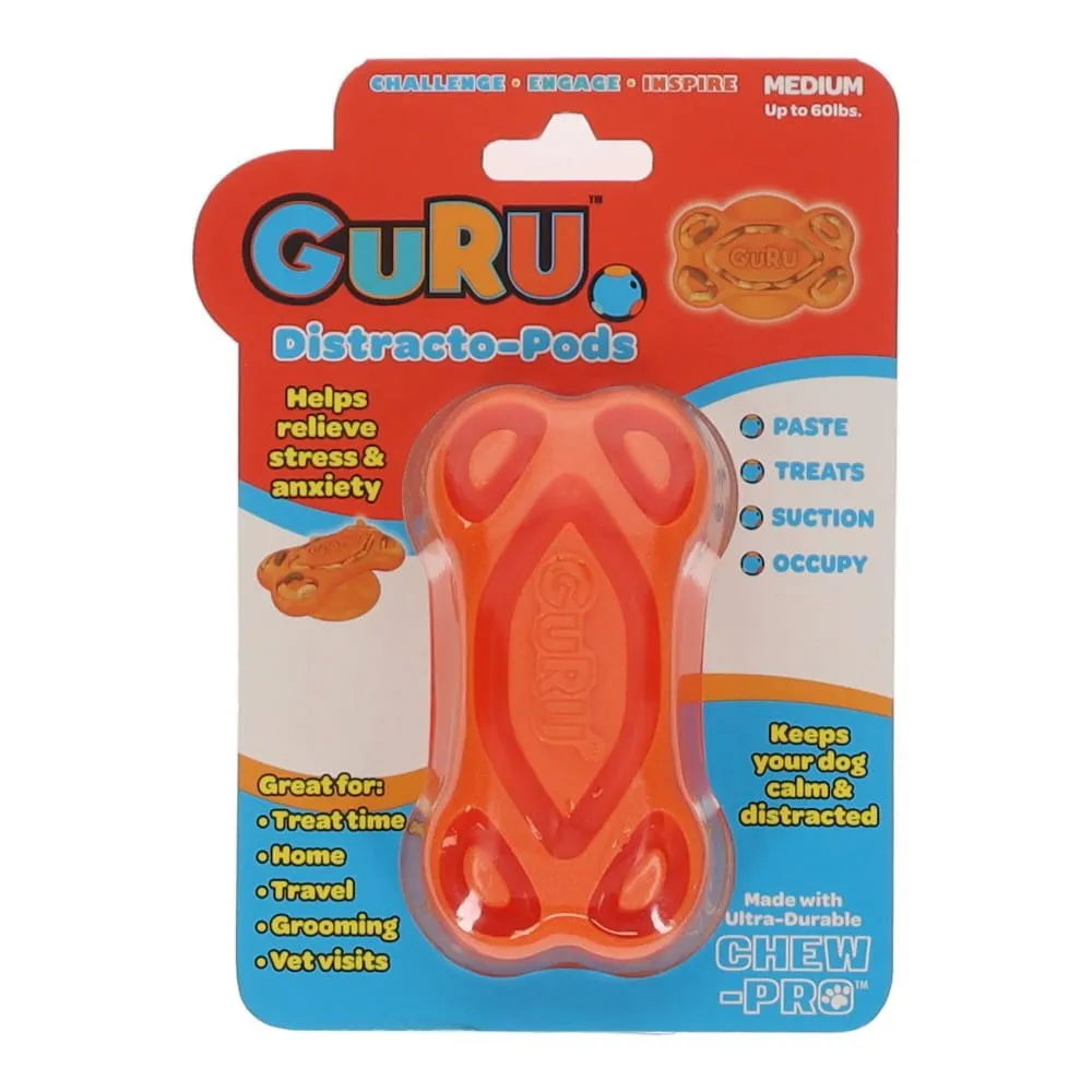 GURU Distracto Pod Bone Dog Enrichment Toy Medium