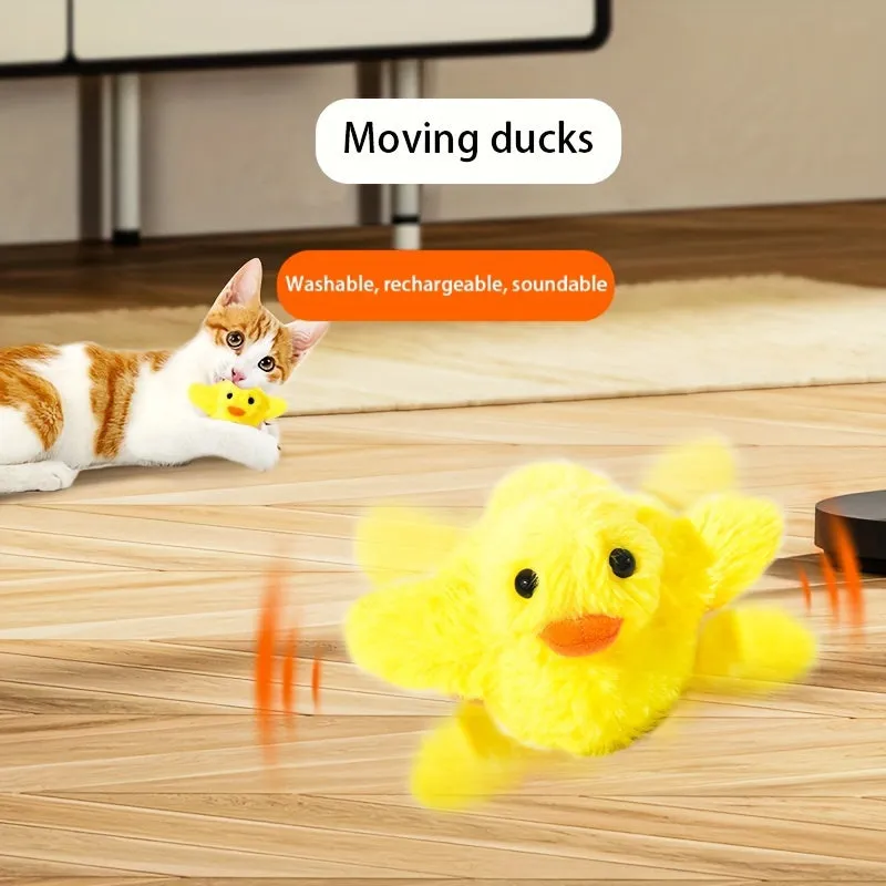 Interactive Electric Cat Toys Realistic Sound Flapping Wings