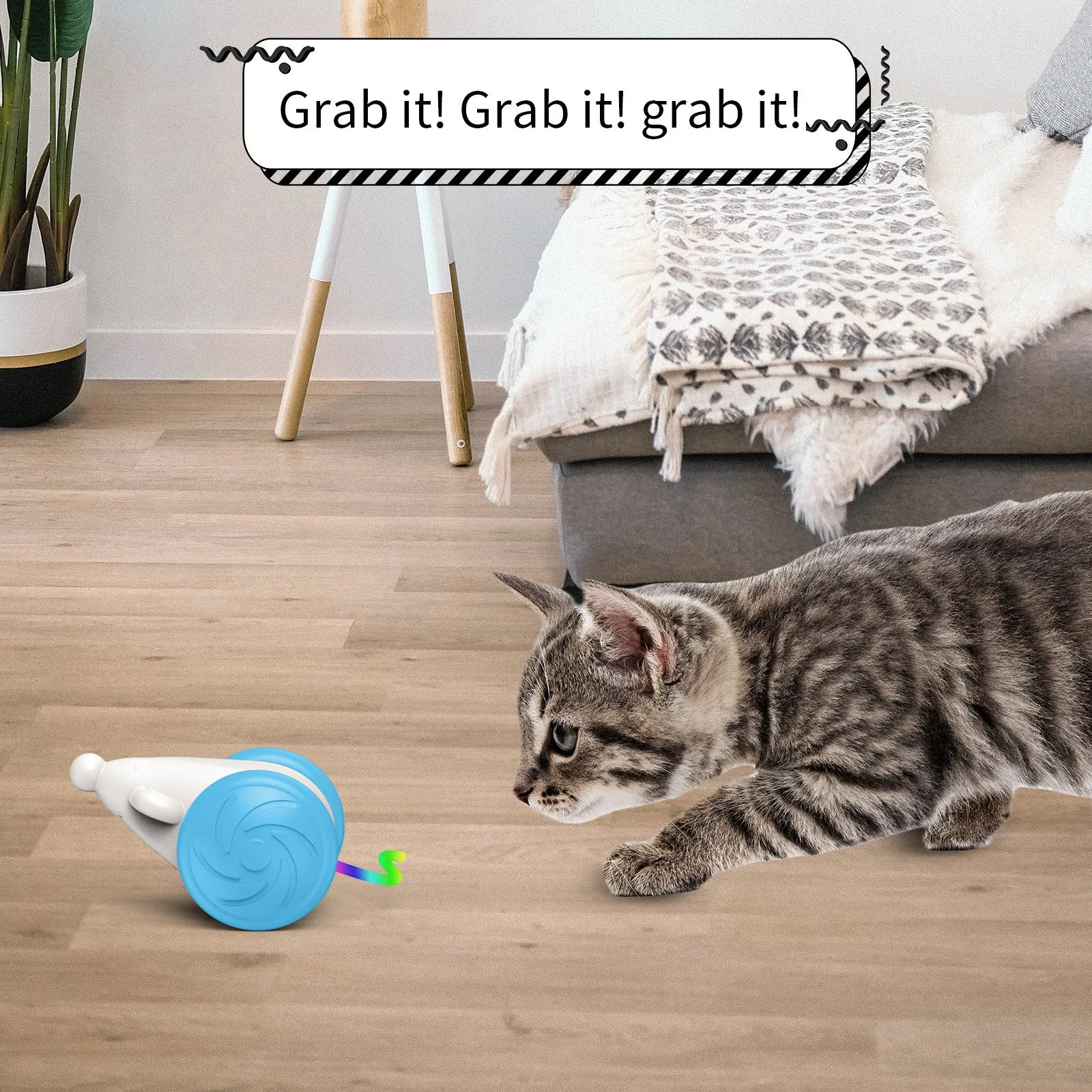 Interactive Luminous Mouse Toy For Cats To Chase Pet Supplies