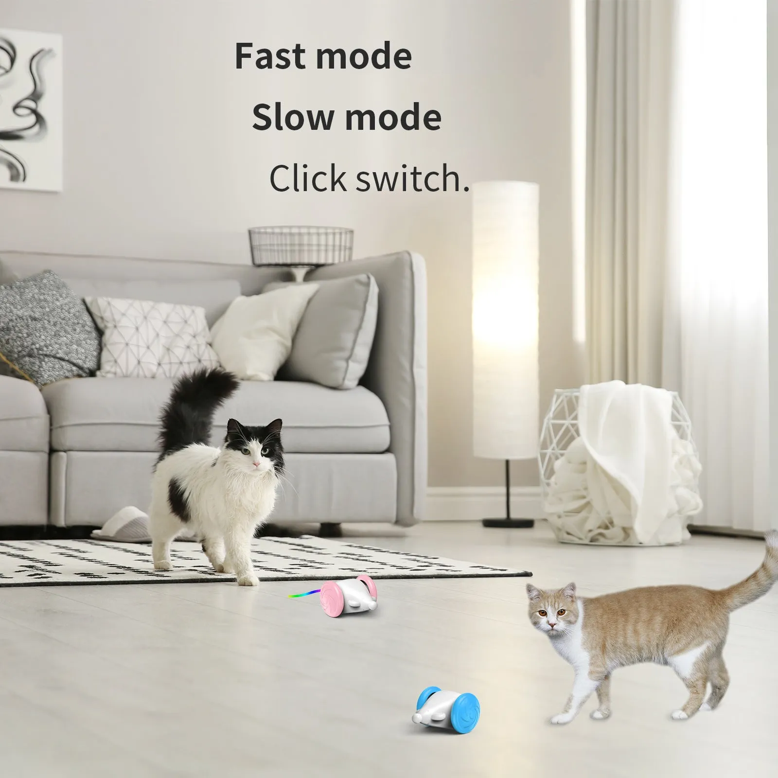 Interactive Luminous Mouse Toy For Cats To Chase Pet Supplies