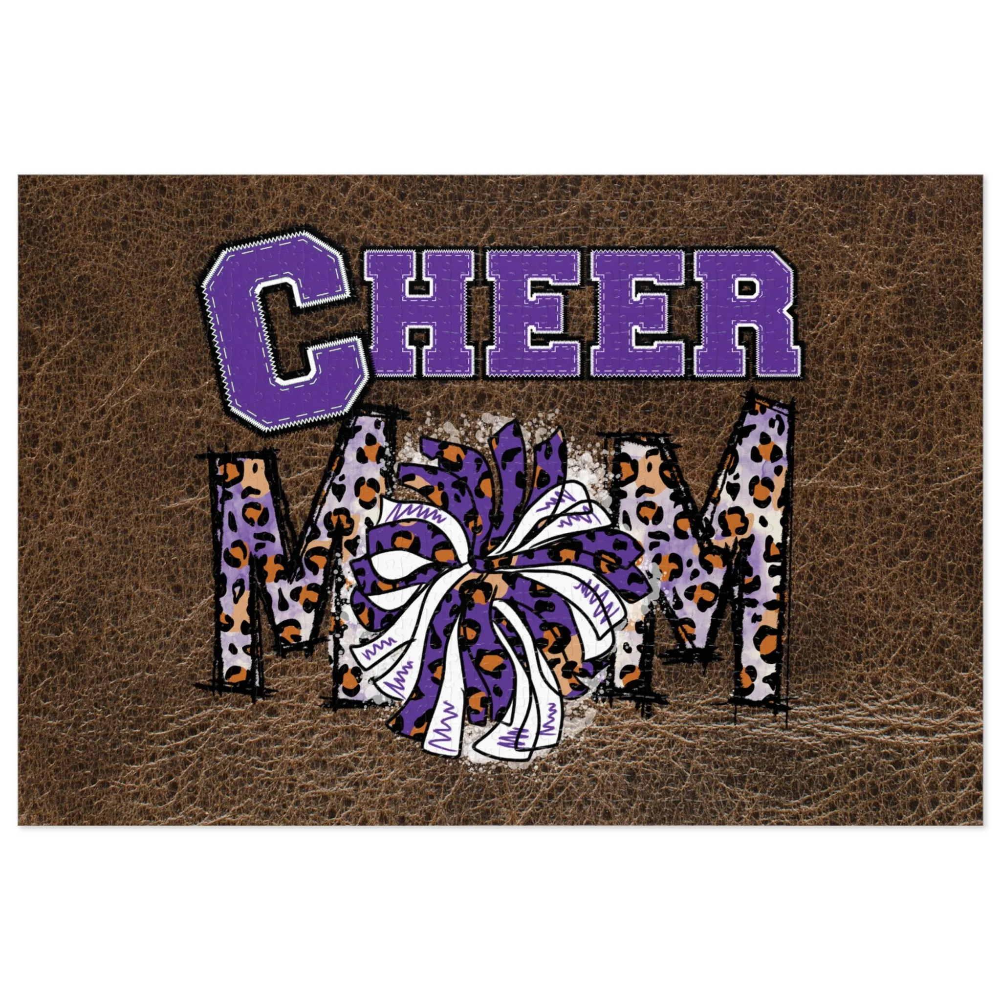 Jigsaw Puzzle, Cheer Mom, Personalised/Non-Personalised (30, 110, 252, 500,1000-Piece)