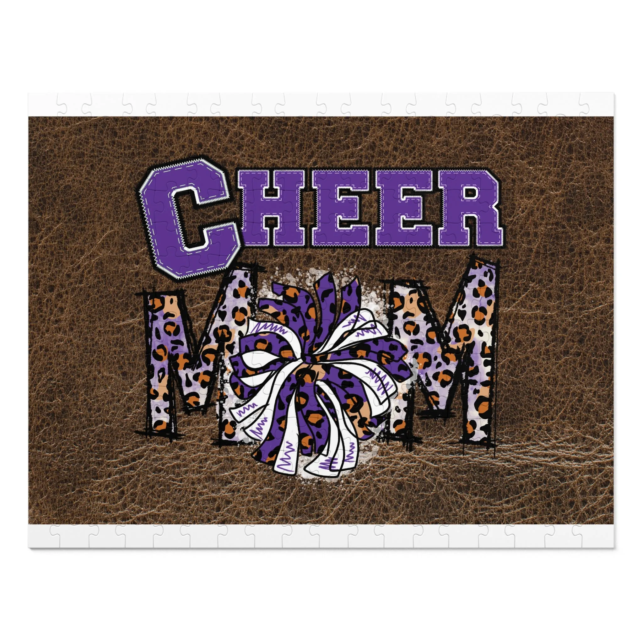 Jigsaw Puzzle, Cheer Mom, Personalised/Non-Personalised (30, 110, 252, 500,1000-Piece)