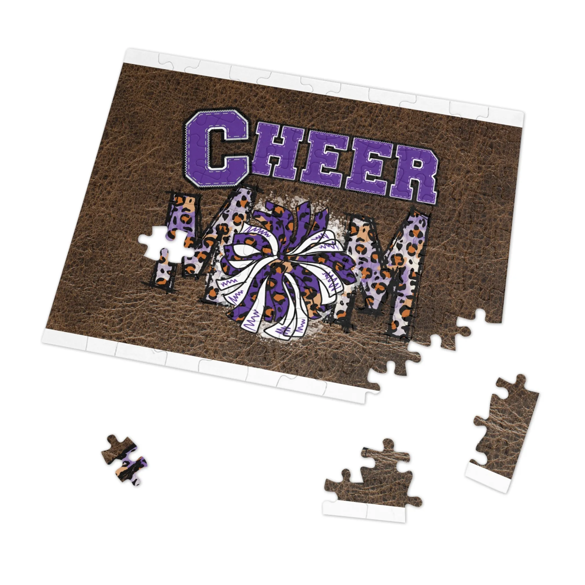 Jigsaw Puzzle, Cheer Mom, Personalised/Non-Personalised (30, 110, 252, 500,1000-Piece)