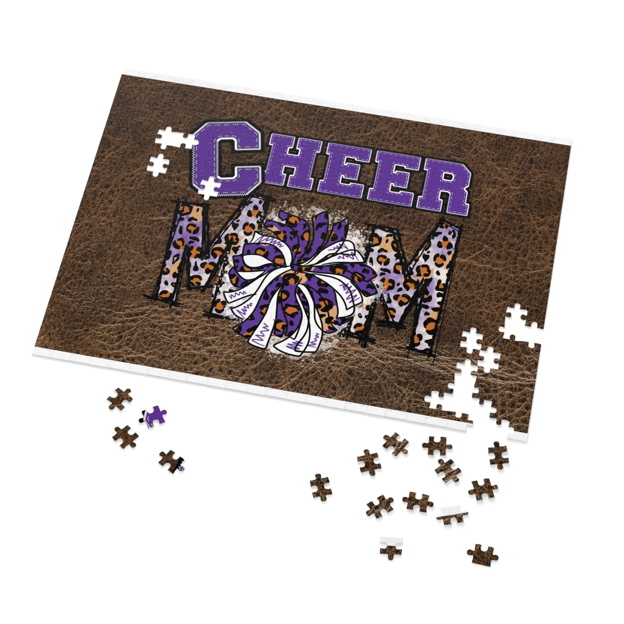 Jigsaw Puzzle, Cheer Mom, Personalised/Non-Personalised (30, 110, 252, 500,1000-Piece)