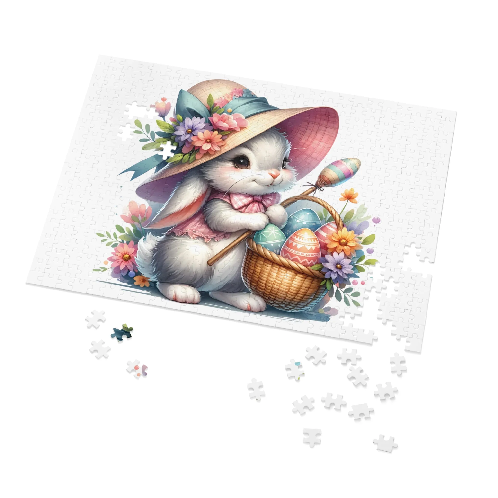 Jigsaw Puzzle, Easter Rabbit, Personalised/Non-Personalised (30, 110, 252, 500,1000-Piece)