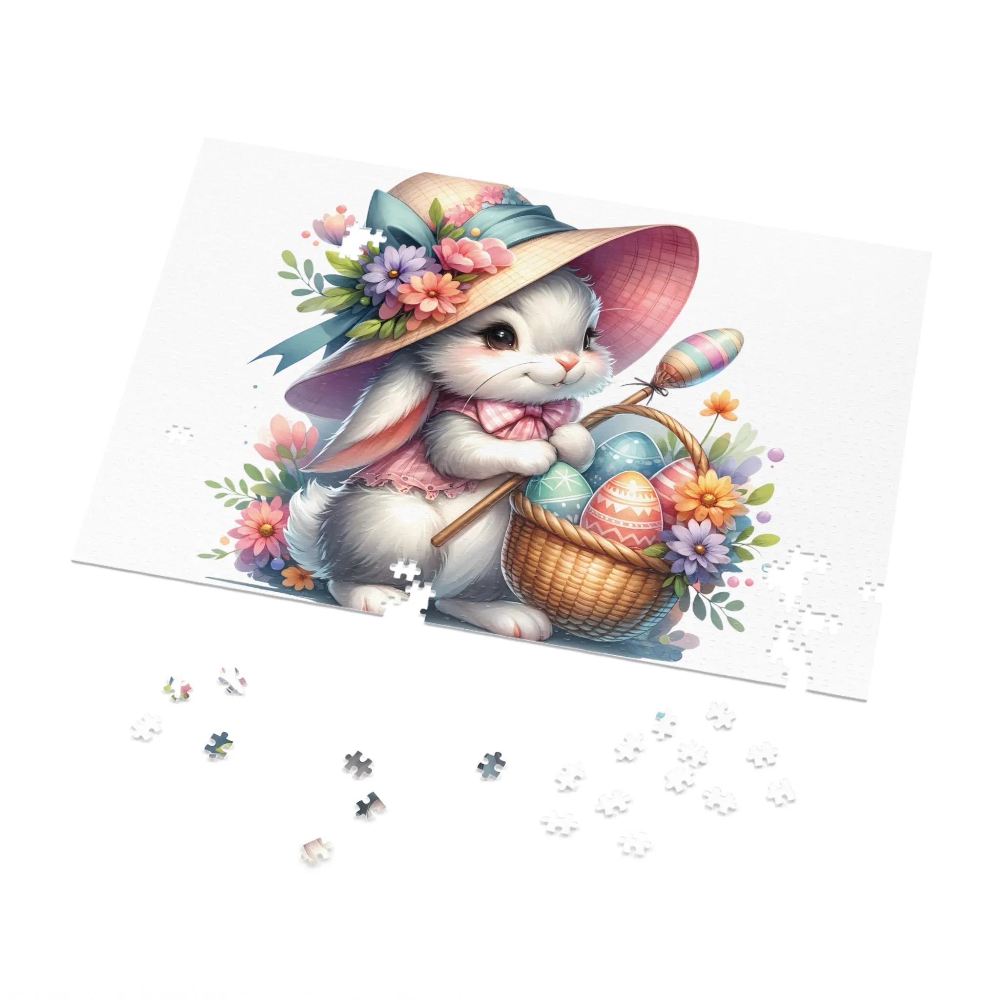 Jigsaw Puzzle, Easter Rabbit, Personalised/Non-Personalised (30, 110, 252, 500,1000-Piece)