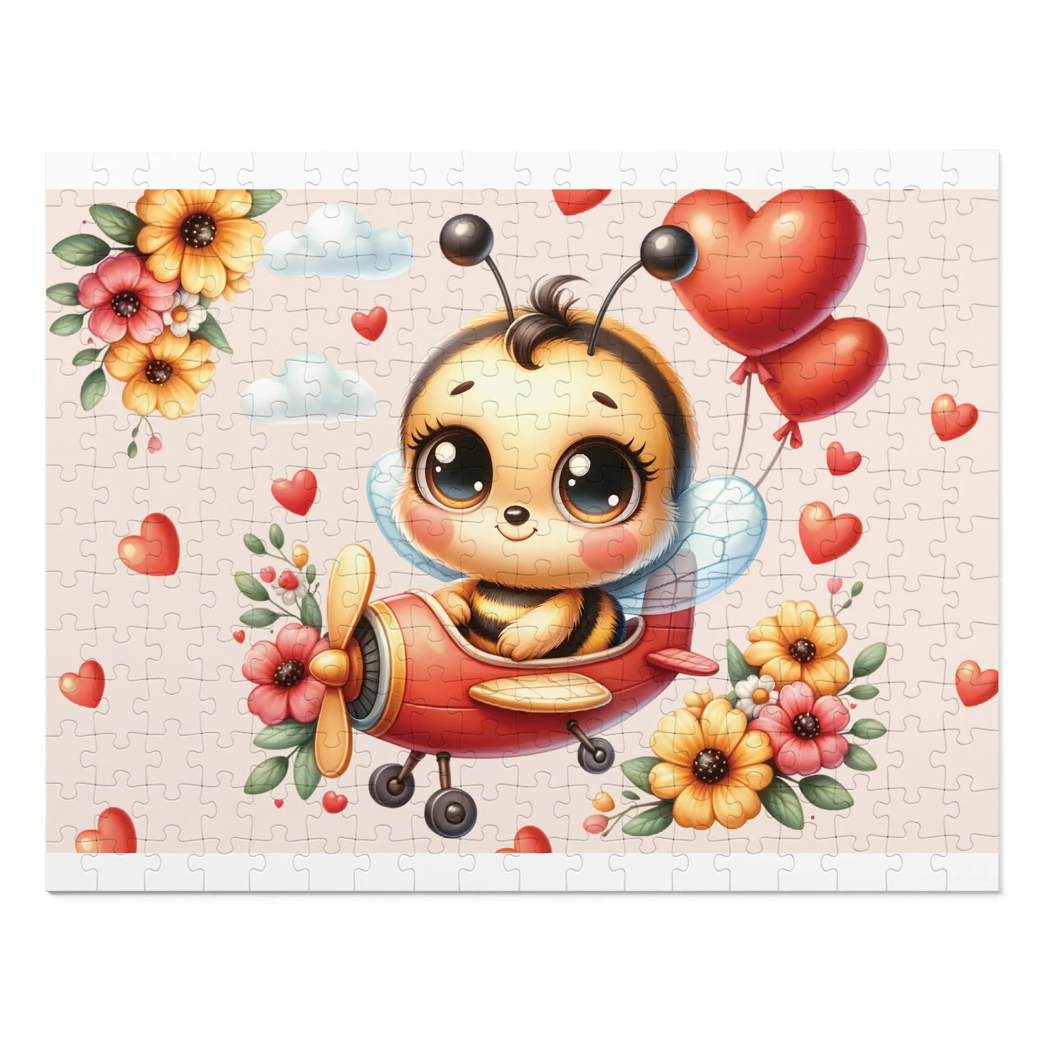 Jigsaw Puzzle in Tin, Bee in Plane, Personalised/Non-Personalised, awd-129 (30, 110, 252, 500,1000-Piece)