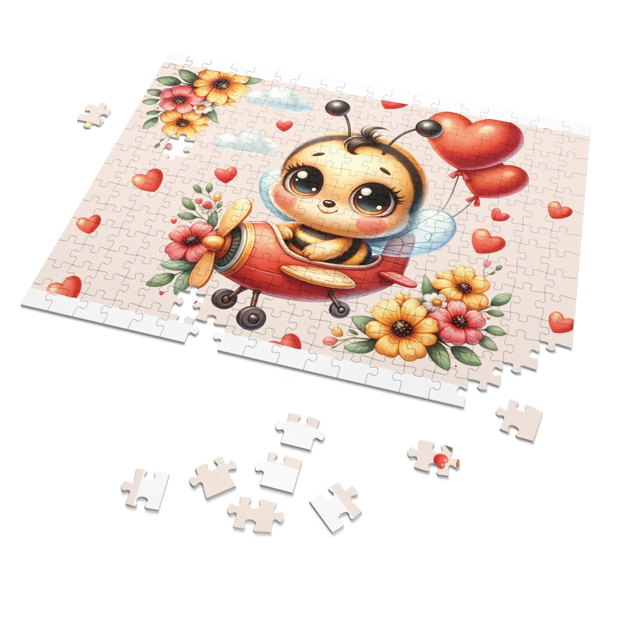 Jigsaw Puzzle in Tin, Bee in Plane, Personalised/Non-Personalised, awd-129 (30, 110, 252, 500,1000-Piece)