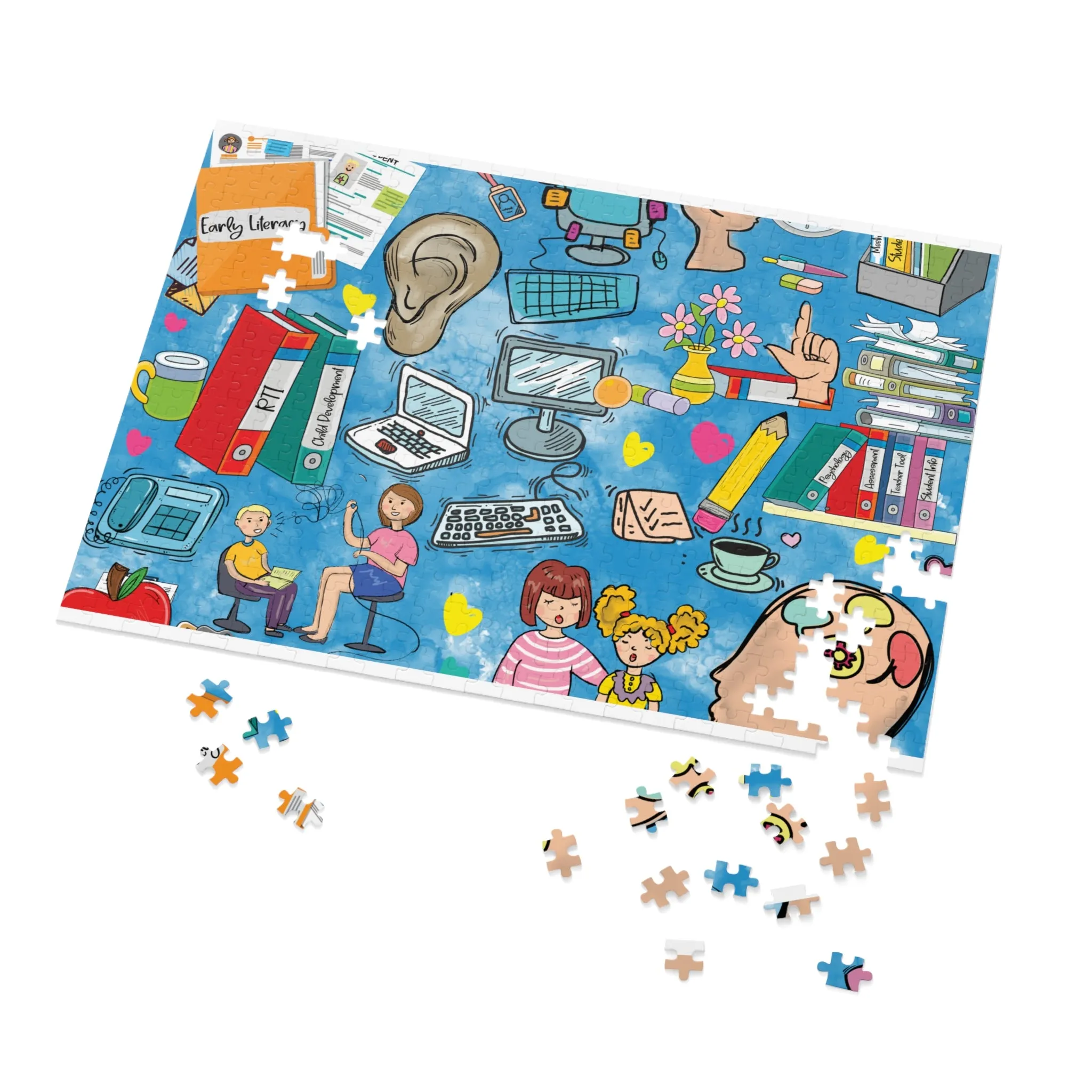 Jigsaw Puzzle, School Psychologist, Personalised/Non-Personalised (30, 110, 252, 500,1000-Piece)