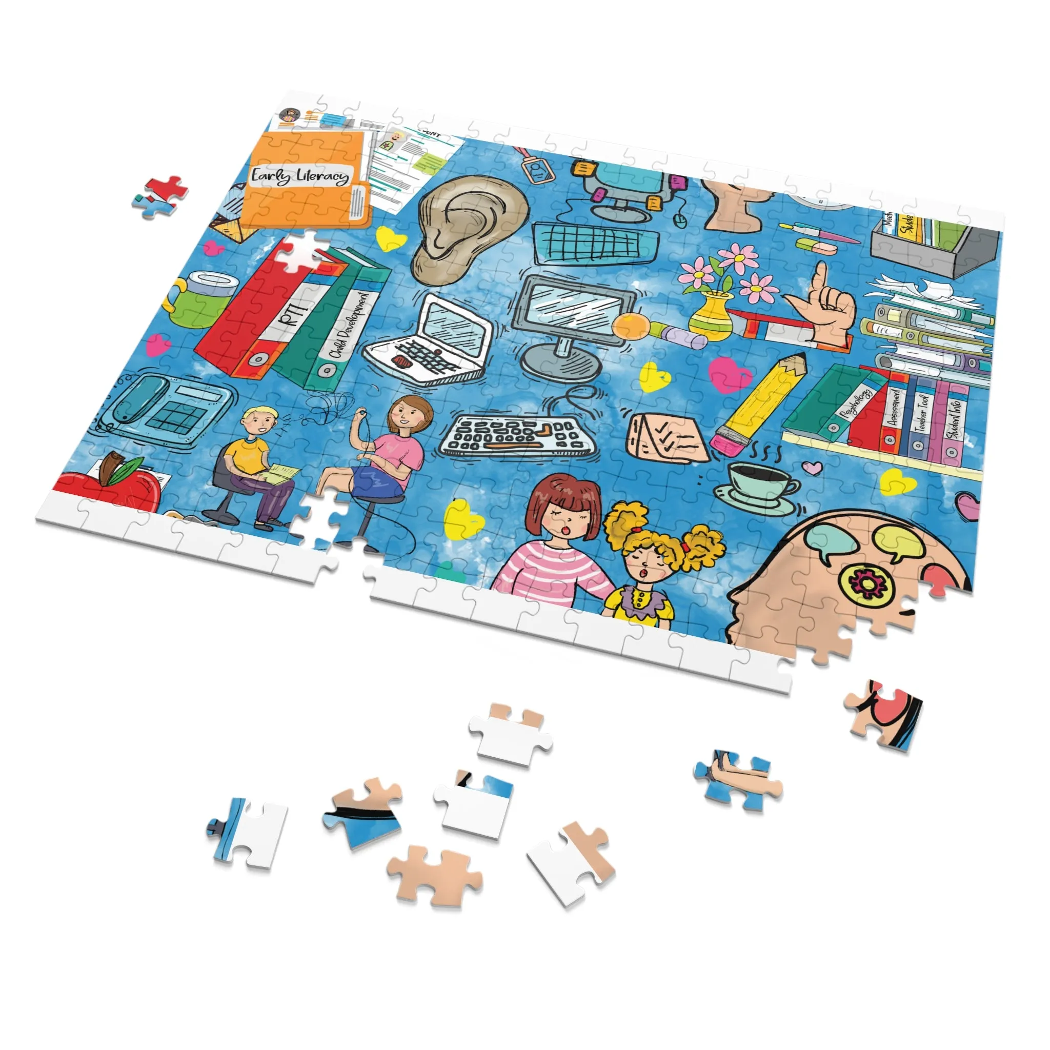 Jigsaw Puzzle, School Psychologist, Personalised/Non-Personalised (30, 110, 252, 500,1000-Piece)