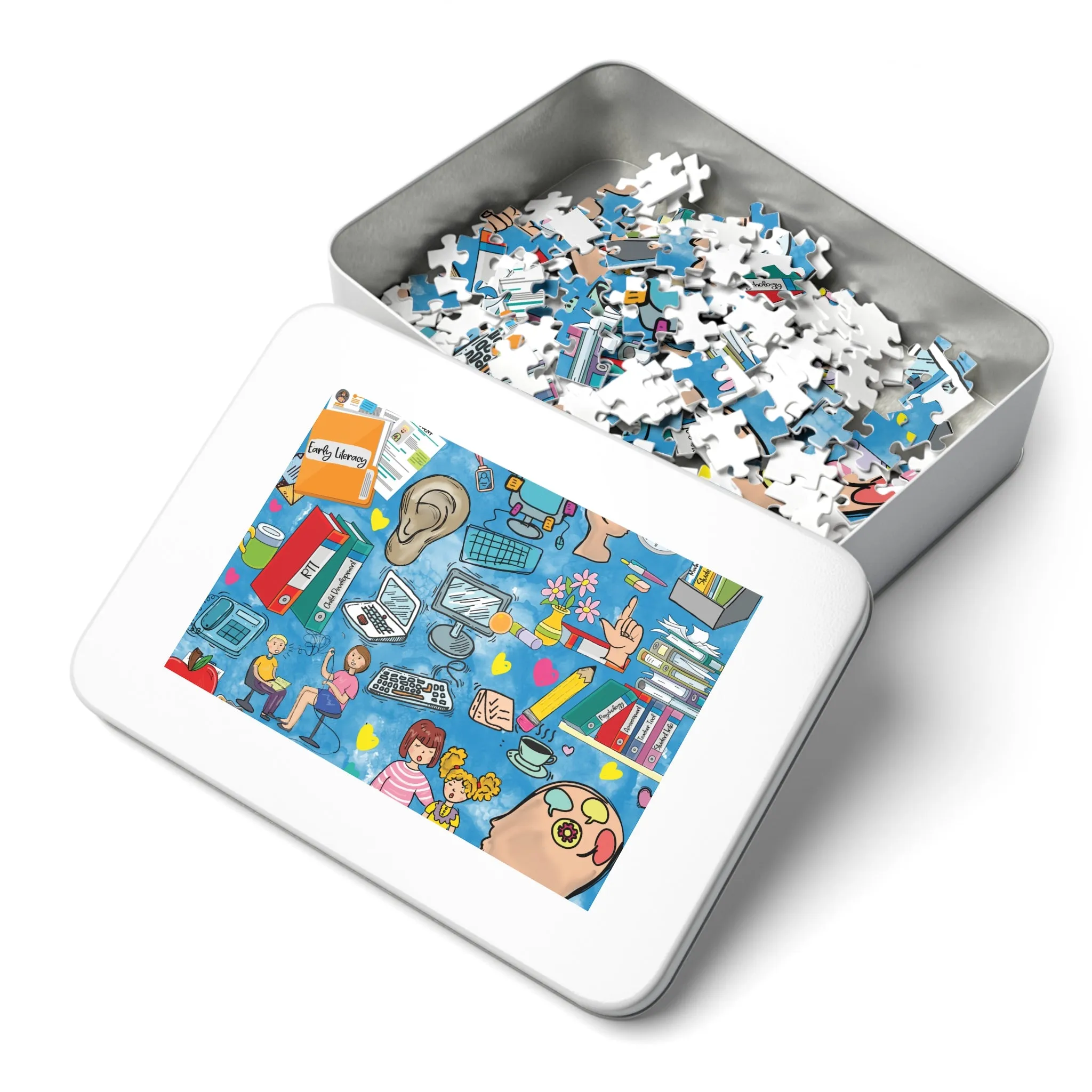 Jigsaw Puzzle, School Psychologist, Personalised/Non-Personalised (30, 110, 252, 500,1000-Piece)