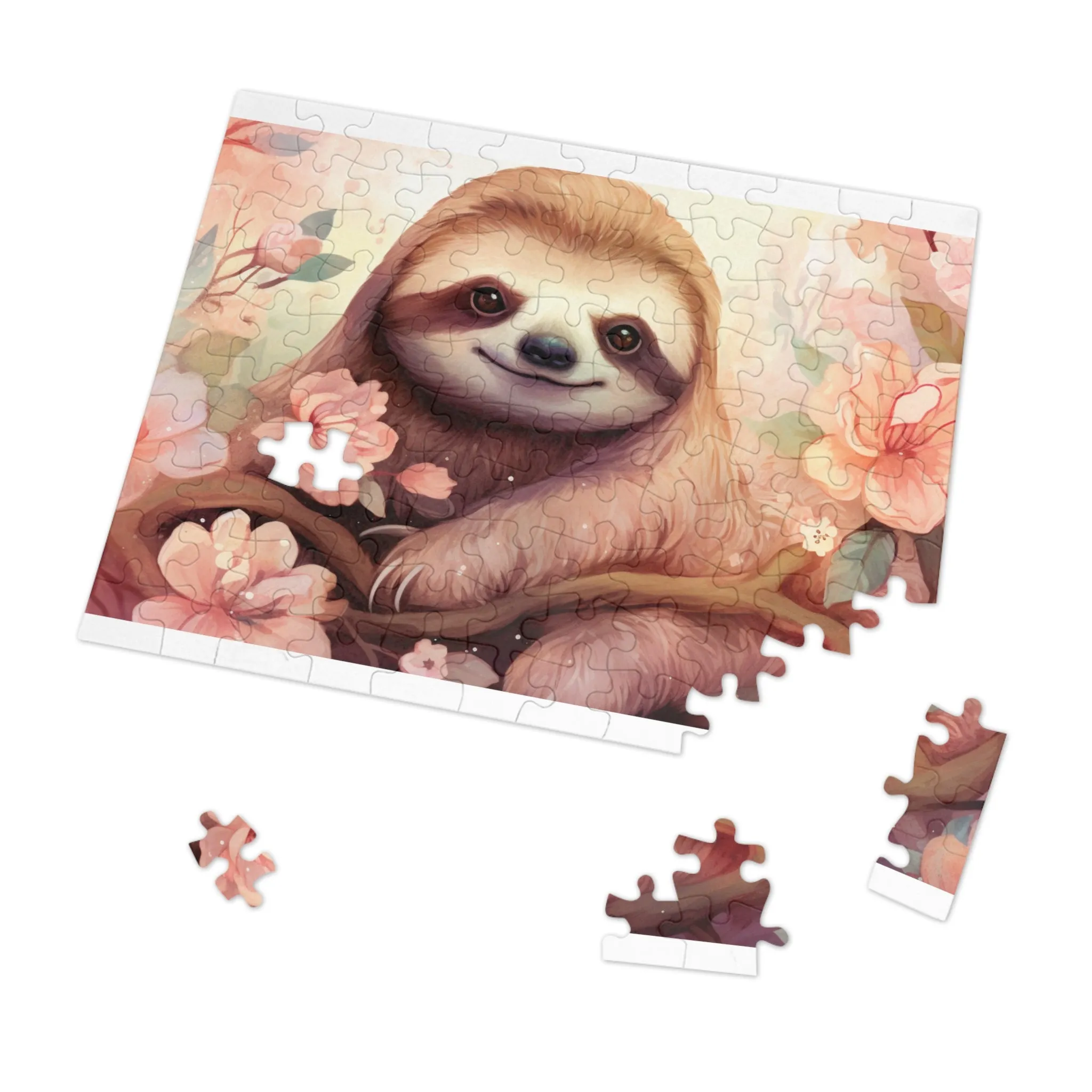 Jigsaw Puzzle, Sloth, Personalised/Non-Personalised (30, 110, 252, 500,1000-Piece)