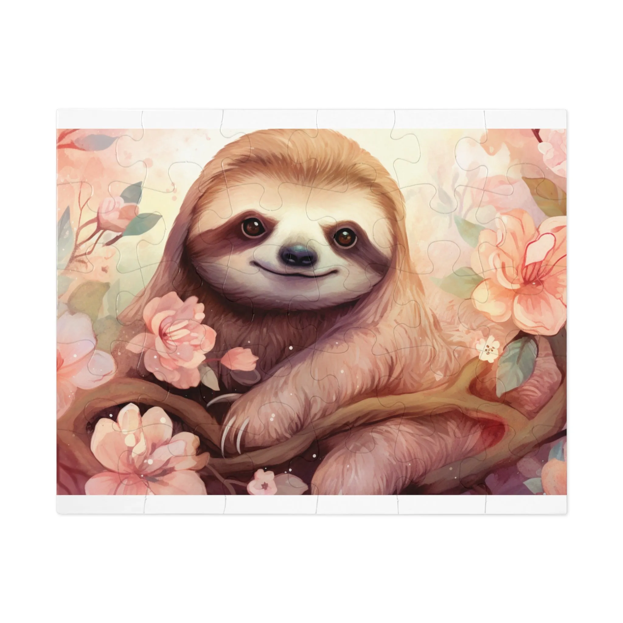 Jigsaw Puzzle, Sloth, Personalised/Non-Personalised (30, 110, 252, 500,1000-Piece)