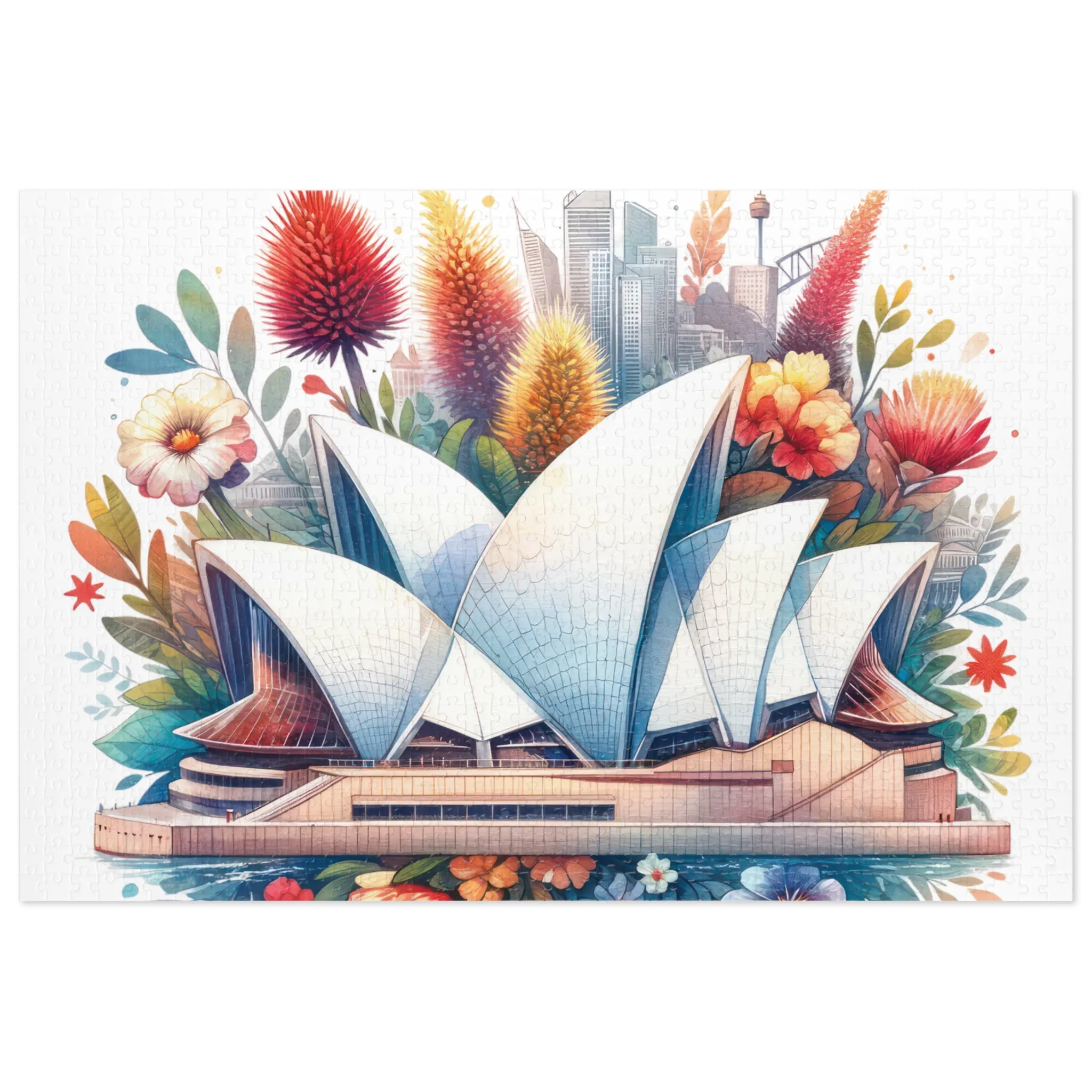 Jigsaw Puzzle, Sydney Opera House, Australia, Personalised/Non-Personalised (30, 110, 252, 500,1000-Piece)