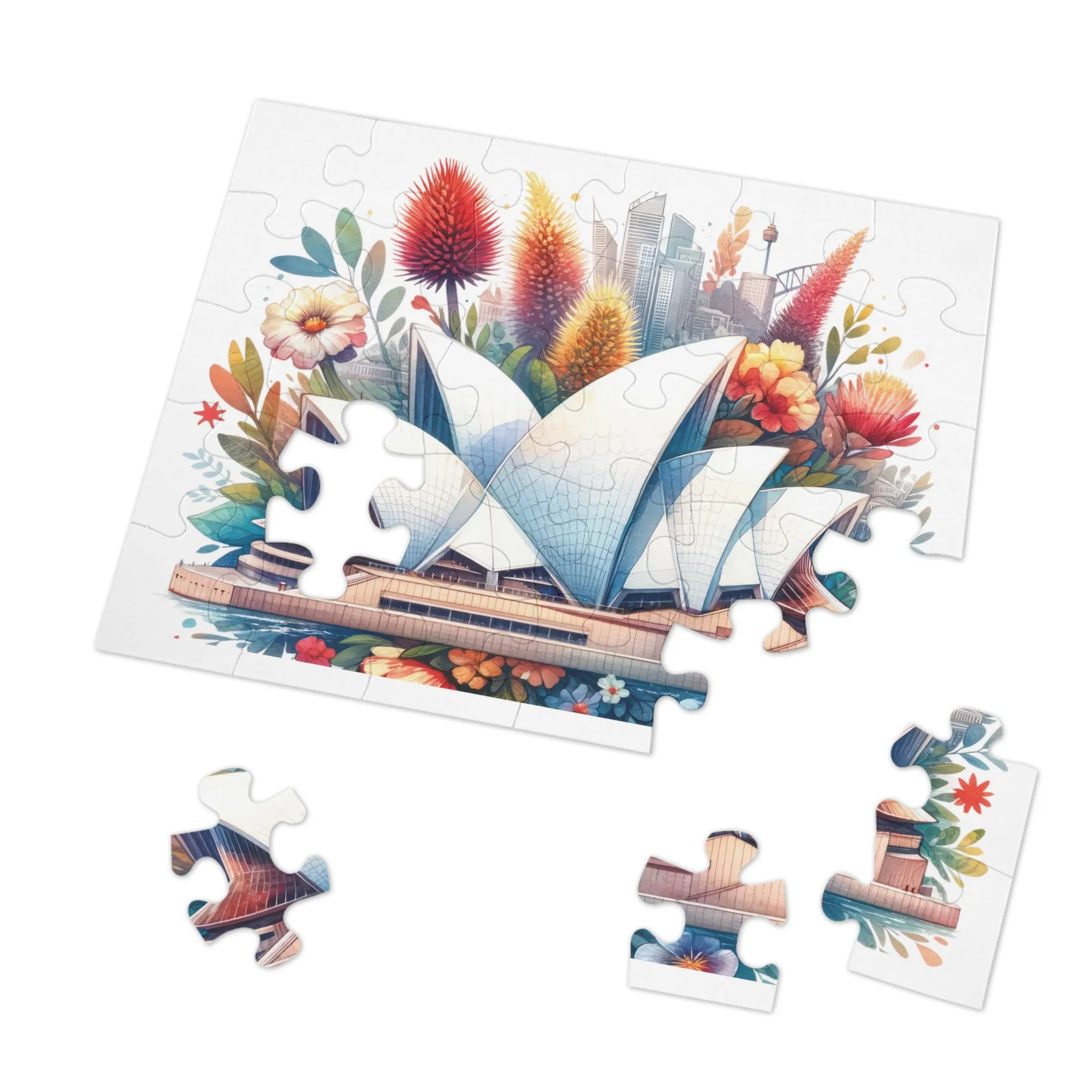 Jigsaw Puzzle, Sydney Opera House, Australia, Personalised/Non-Personalised (30, 110, 252, 500,1000-Piece)