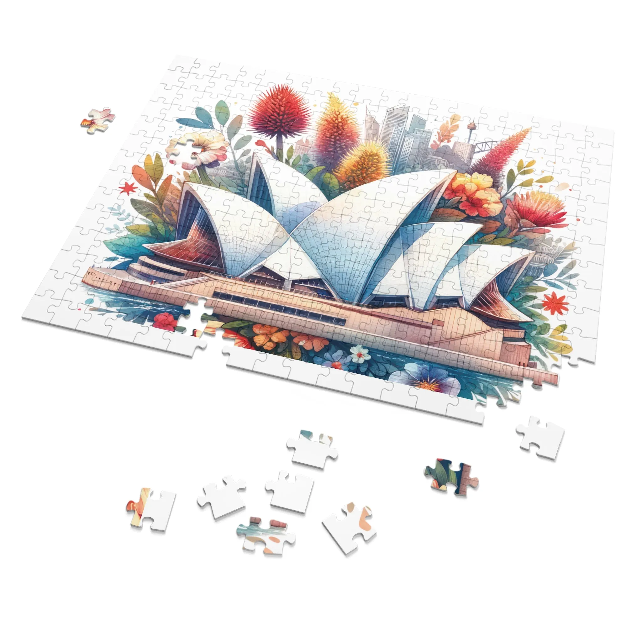 Jigsaw Puzzle, Sydney Opera House, Australia, Personalised/Non-Personalised (30, 110, 252, 500,1000-Piece)