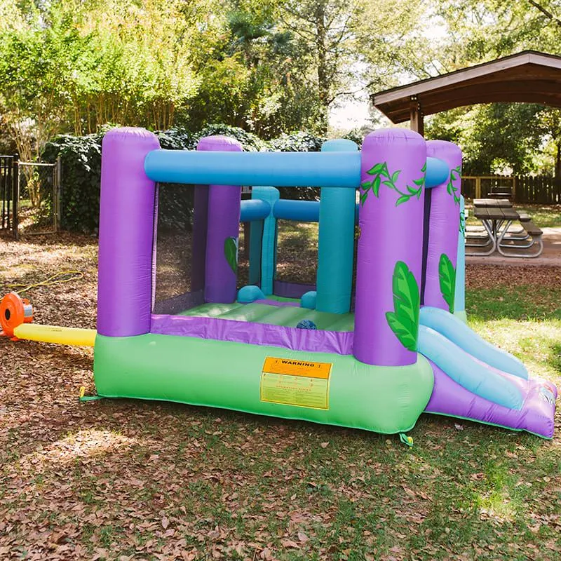 KidWise Zoo Park Inflatable Bounce House With Ball Pit