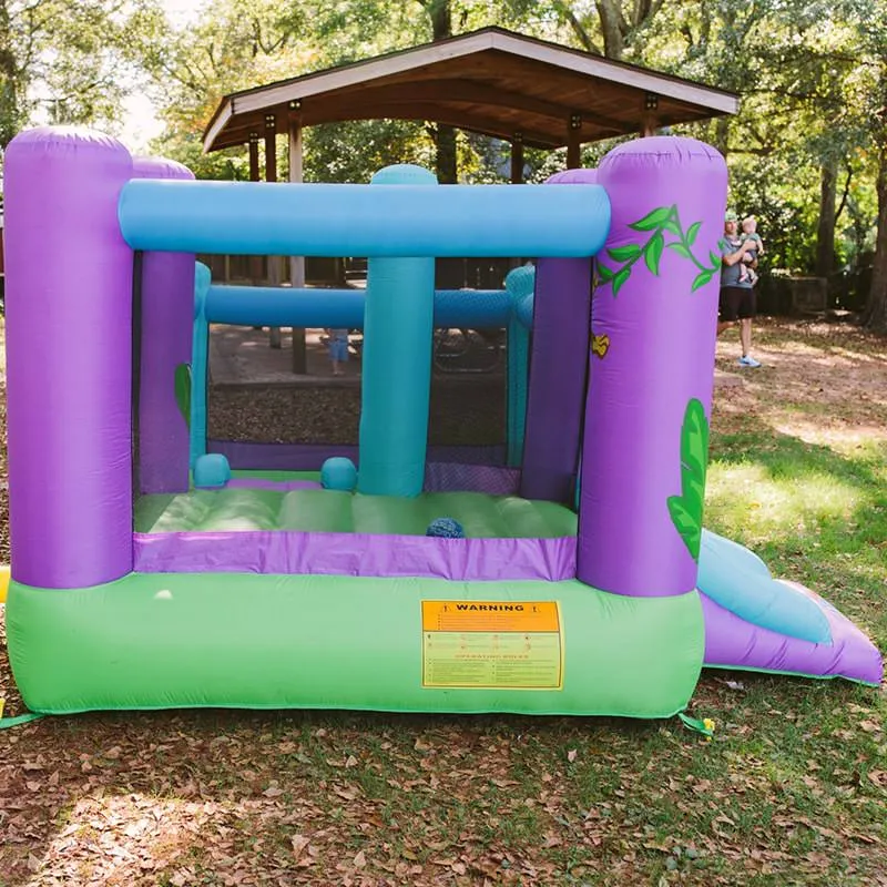 KidWise Zoo Park Inflatable Bounce House With Ball Pit