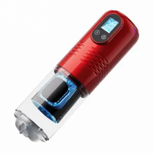 Lurevibe - Strong stimulation Innovative Motors Telescoping LCD Display Masturbator