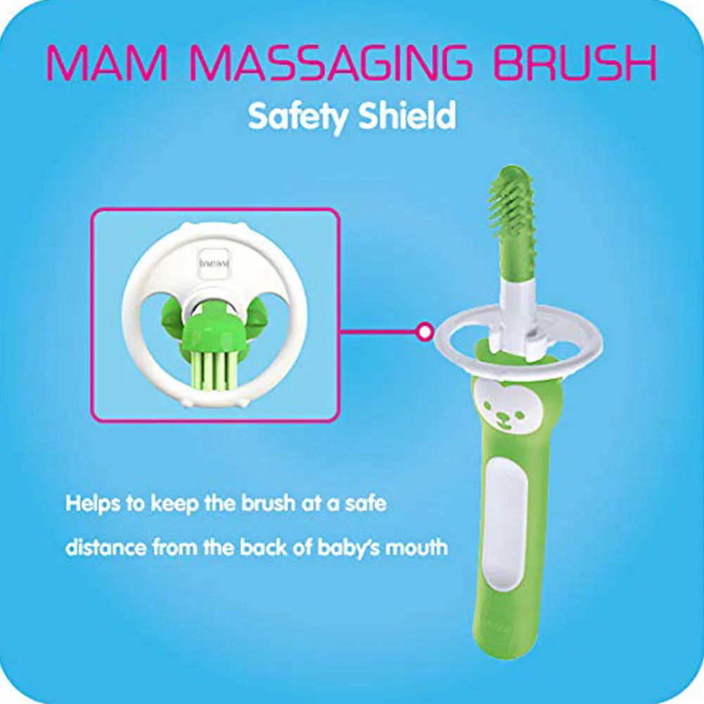 Mam Baby Messaging Brush and Gum Cleaner (3  Months)