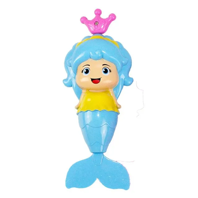 Mermaid Baby Bath Toys Kids Clockwork Swim Wind Up