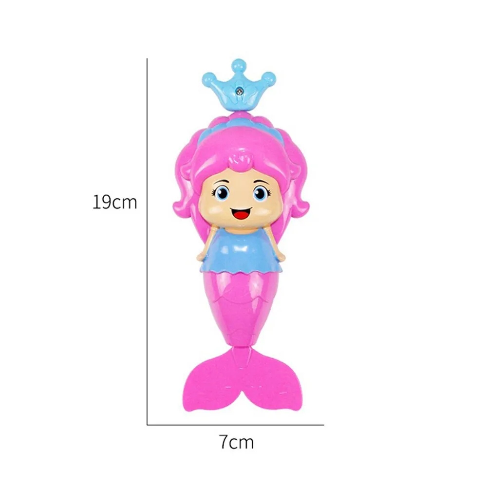 Mermaid Baby Bath Toys Kids Clockwork Swim Wind Up