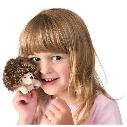 Mini Hedgehog Finger Puppet