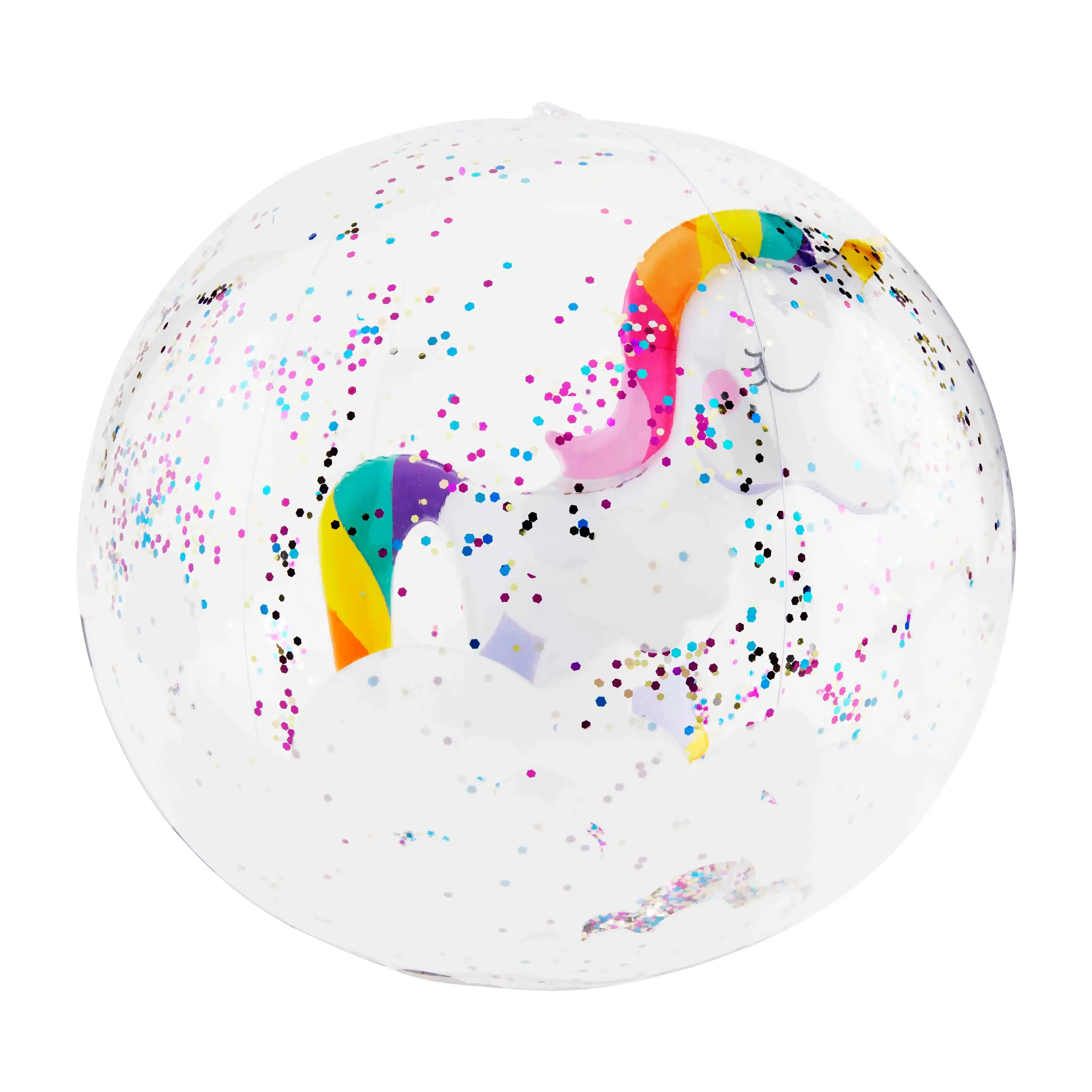 MUD Unicorn Glitter Beach Ball