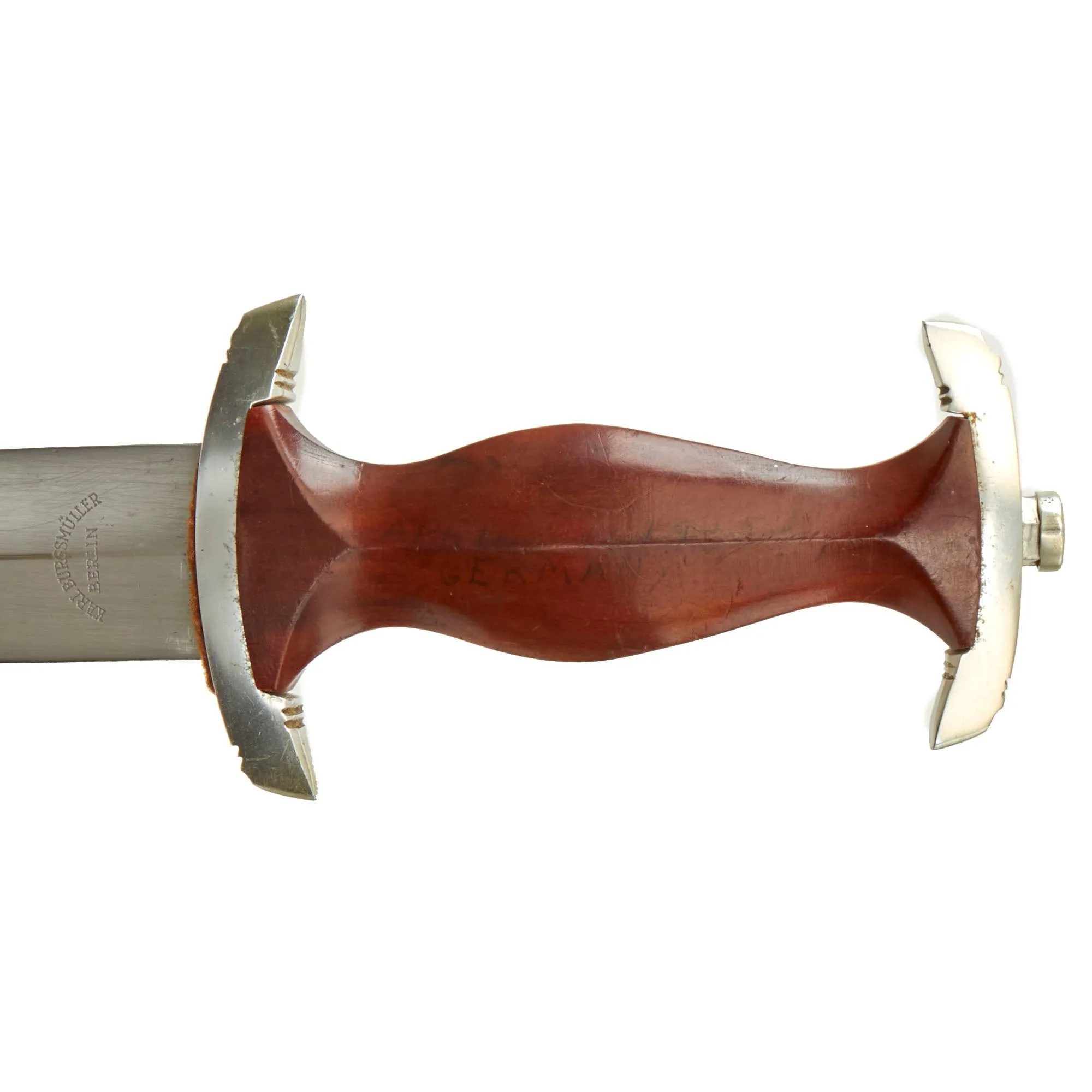 Original German WWII USGI Bring Back NPEA Student Dagger by Karl Burgsmüller of Berlin with Scabbard and Frog