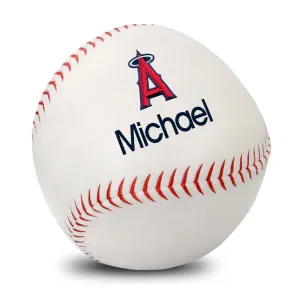 Personalized Los Angeles Angels Plush Baseball