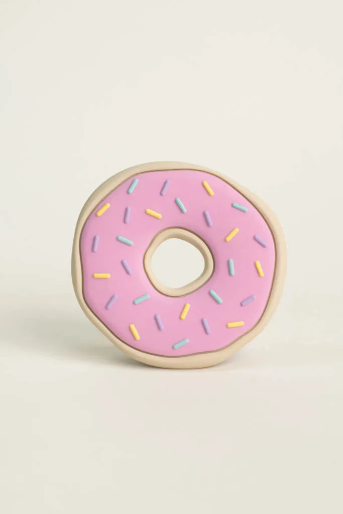 Pink Donut Teething Toy