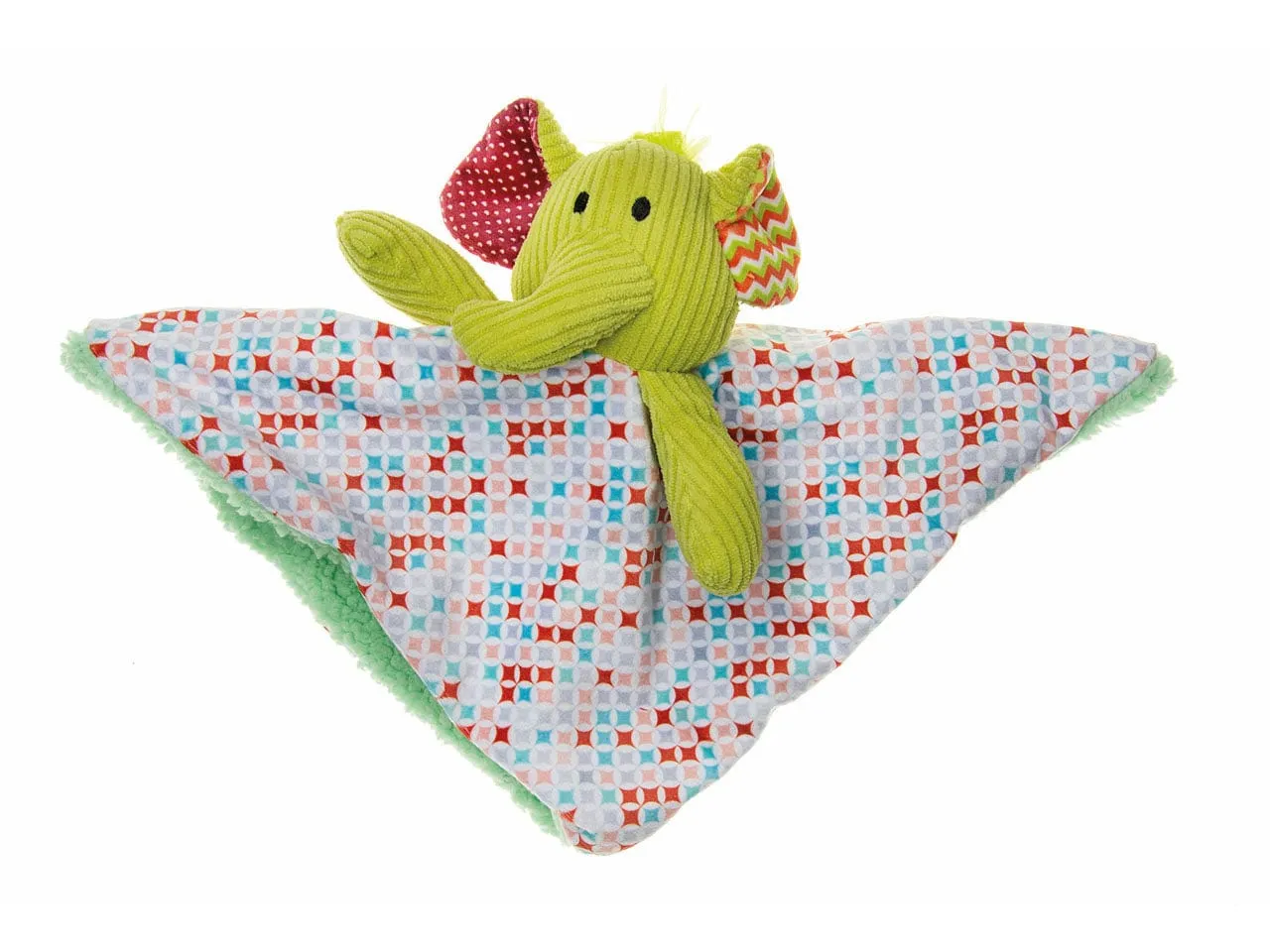 Plush Elephant Blanket With Rattle