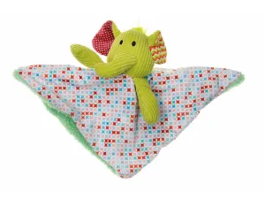 Plush Elephant Blanket With Rattle